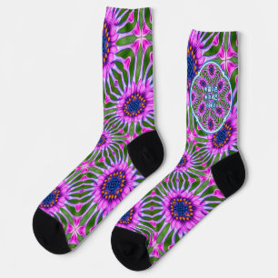 Chaussette Motif de marguerite esthétique