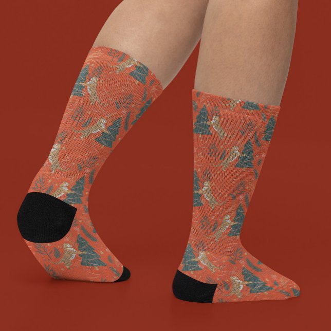 Chaussette Motif de Noël Vintage (Créateur téléchargé)