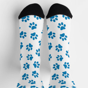 Chaussette Motif De Pailles, Paniers De Chien, Paniers Bleus