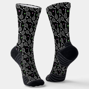 Chaussette Motif de raquette de tennis