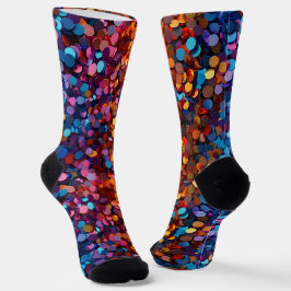 Chaussette Motif de séquences Abstraites mignonnes et amusant