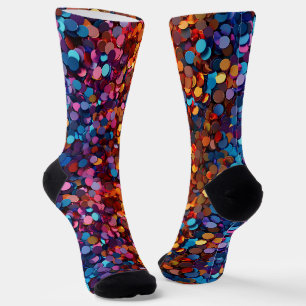 Chaussette Motif de séquences Abstraites mignonnes et amusant