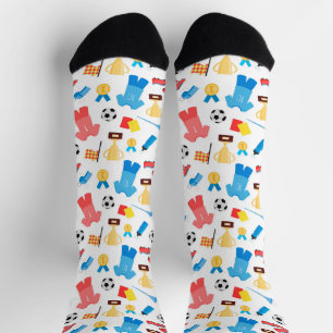 Chaussette Motif de sport de baseball 