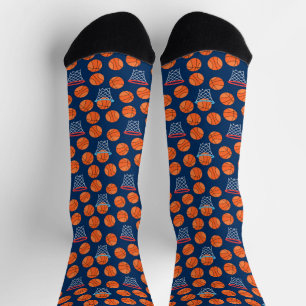 Chaussette Motif de sport de baseball 