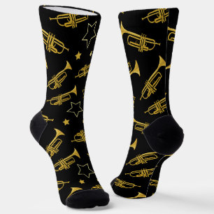 Chaussette Motif de trompette