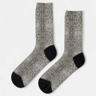 Chaussette Motif d'écorce d'arbre en dentelle de flocon de ne