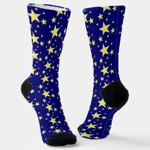 Chaussette Motif des étoiles jaunes