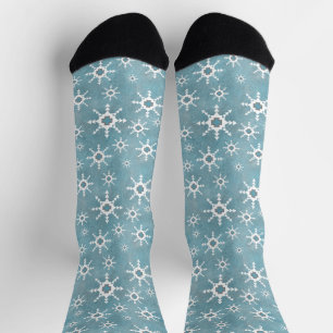 Chaussette Motif des flocons d'hiver du sud-ouest