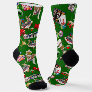 Chaussette Motif des icônes Las Vegas