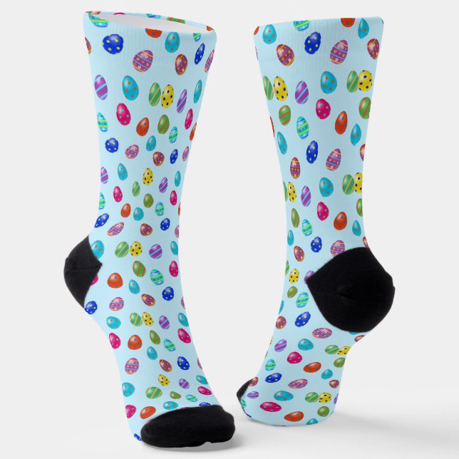 Chaussette Motif des oeufs de Pâques (Angulaire)