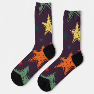 Chaussette Motif d'étoiles