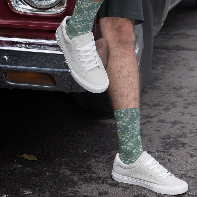 Chaussette Motif d'eucalyptus (Créateur téléchargé)