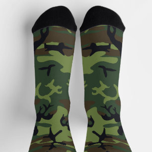 Chaussette Motif du Camouflage Vert, Motif militaire, Armée