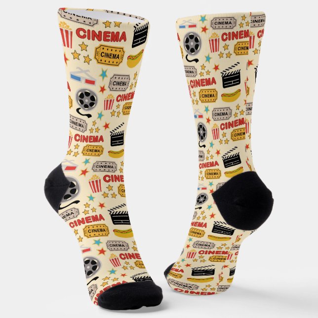 Chaussette Motif du cinéma (Angulaire)