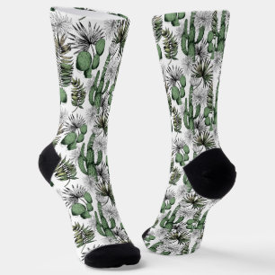 Chaussette Motif du désert de Cactus