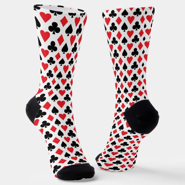 Chaussette Motif du pont de cartes (Angulaire)