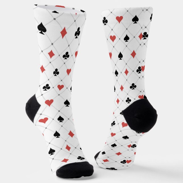 Chaussette Motif du pont de cartes (Angulaire)