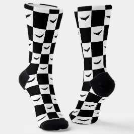 Chaussette Motif du vérificateur d'Halloween de chaume