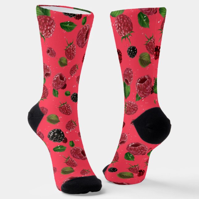 Chaussette Motif framboise (Angulaire)