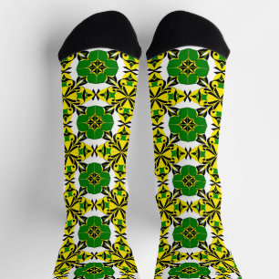 Chaussette Motif géométrique abstrait