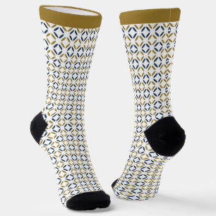 Chaussette Motif géométrique simple et élégant.
