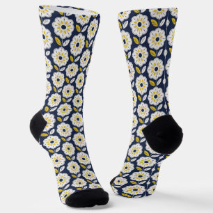 Chaussette Motif géométrique vintage