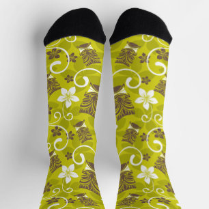 CHAUSSETTE MOTIF LUAU TIKI