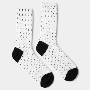 Chaussette Motif monographique personnalisé