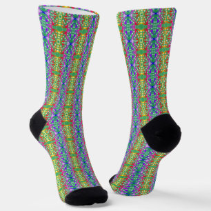 Chaussette Motif multicolore coloré