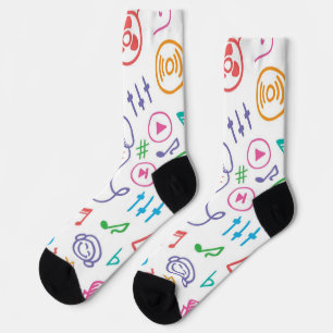 Chaussette Motif musical