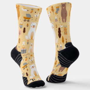 Chaussette Motif Ours Adorable