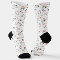 Motif Rainbows & Hearts
