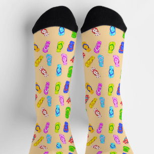 Chaussette Motif Tongs