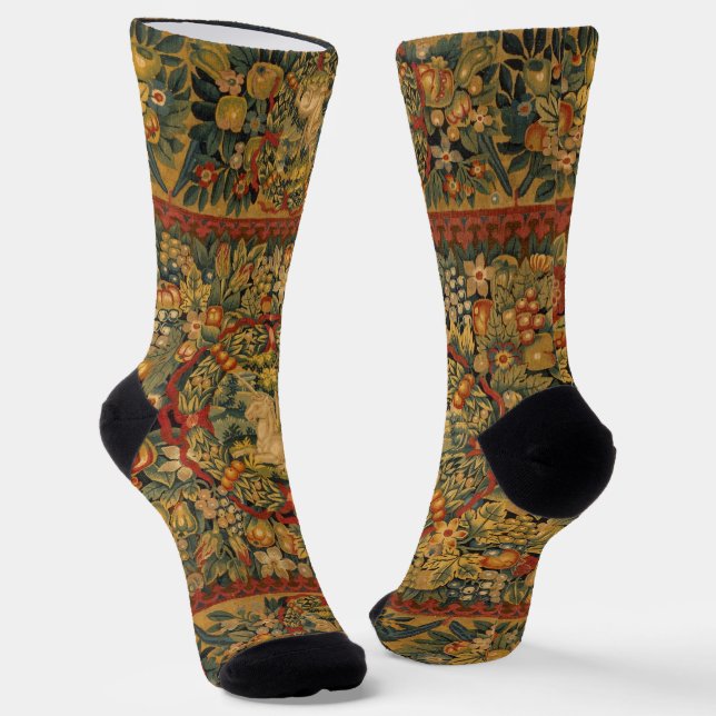 Chaussette Motif Unicorne Floral (Angulaire)