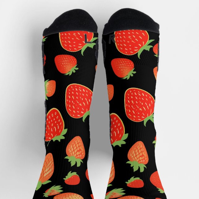 Chaussette Motifs de fraises (Haut)