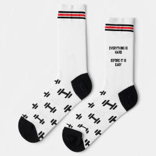 Chaussette Motivation Haltères Sport