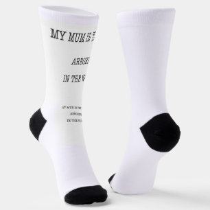 Chaussette Mum Arboriste cadeau cadeau cadeau cadeau tronçonn