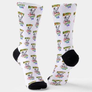 Chaussette Naughty T'A Pris