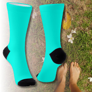 Chaussette Neon Turquoise Bright