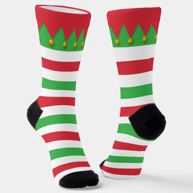 Chaussette Noël aux elfes (Angulaire)