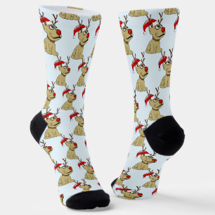 Chaussette Noël du chien des rennes