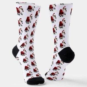 Chaussette Noël du Père Noël Goose