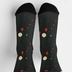 Chaussette Noël Ornament Motif Dark
