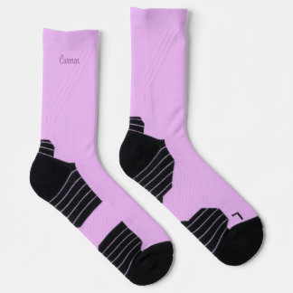 Chaussette Nom de couleur solide de la lavande calmante Athlé
