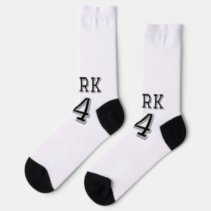 Chaussette nom de l'équipe ajouter nom du joueur date sports 