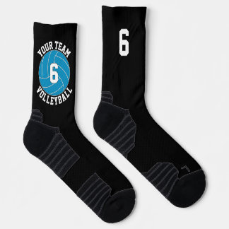 Chaussette Nom de l'équipe personnalisée de volley-ball turqu