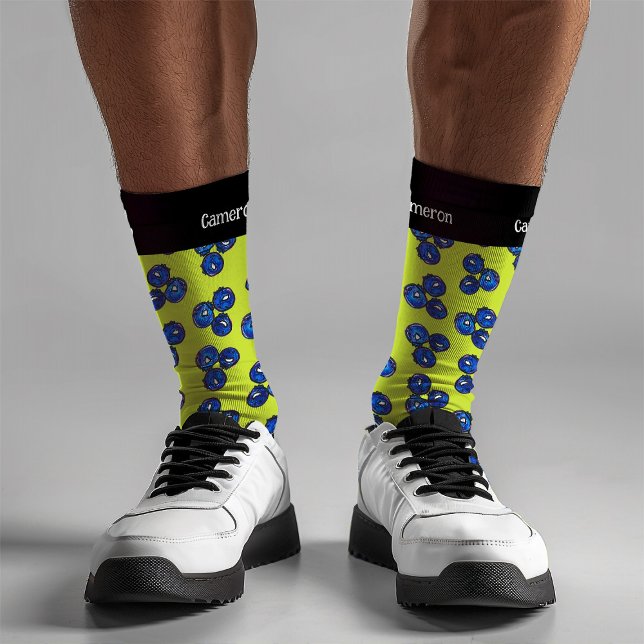 Chaussette Nom d'été Blueberry Moderne Ado tendance (Créateur téléchargé)