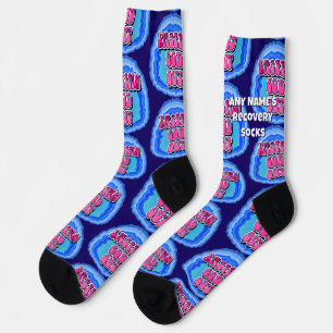 Chaussette Nom personnalisé Easing GOD Out Geode 12 Étapes Sl