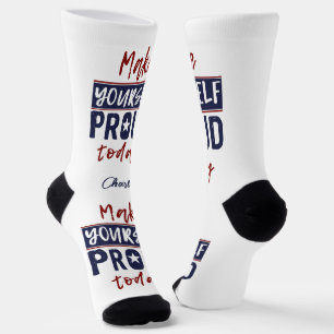 Chaussette Nom personnalisé "Make Yourself Froud"
