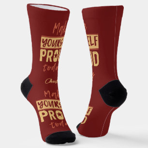 Chaussette Nom personnalisé "Make Yourself Froud"